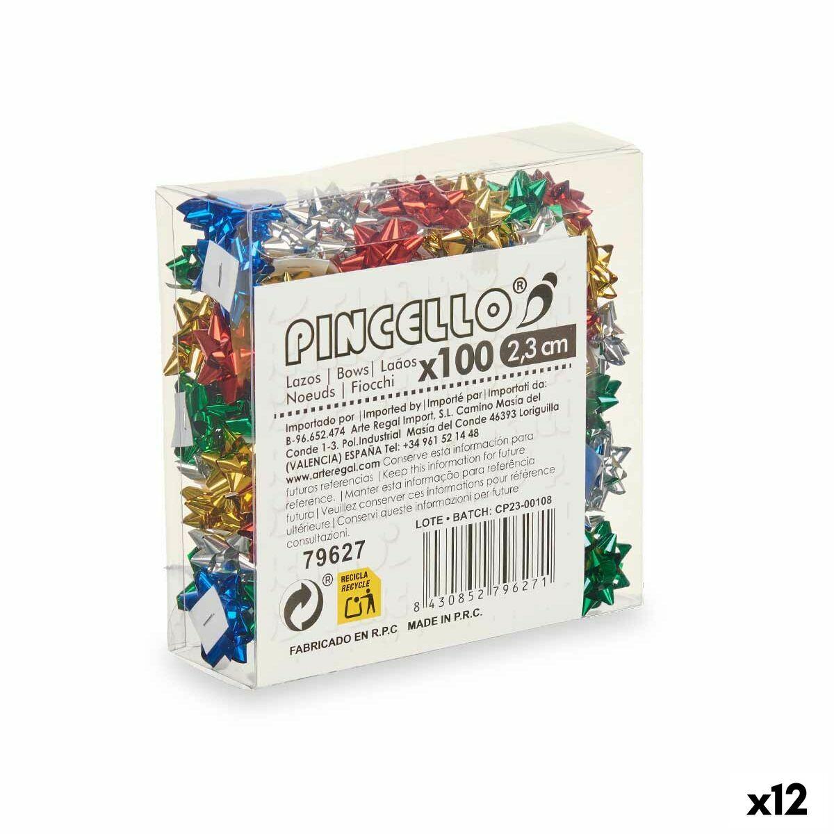 Løkker Shine Multifarvet Pvc 2 3 Cm 12 Enheder