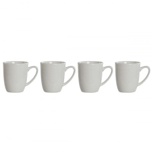Krussæt - 4 stk., hvid porcelæn, 330 ml