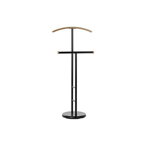 Stumtjener Sort Natur Træ Metal 46 x 28 x 105 cm