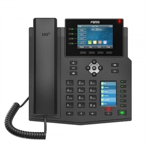 IP-telefon Fanvil X5U - sort fastnettelefon med LCD