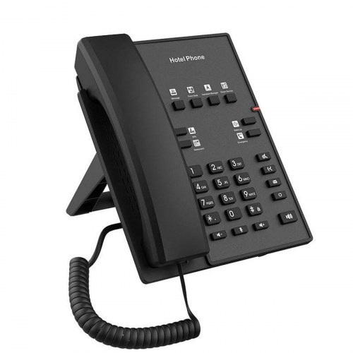Fastnettelefon Fanvil H1 - sort hoteltelefon