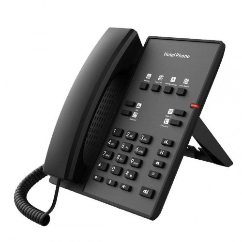 Fastnettelefon Fanvil H1 - sort hoteltelefon