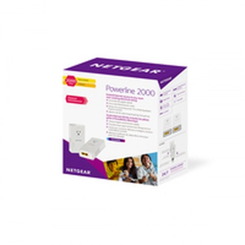 Netgear PLP2000-100FRS powerline adapter sæt - Gigabit Ethernet, EU-stik