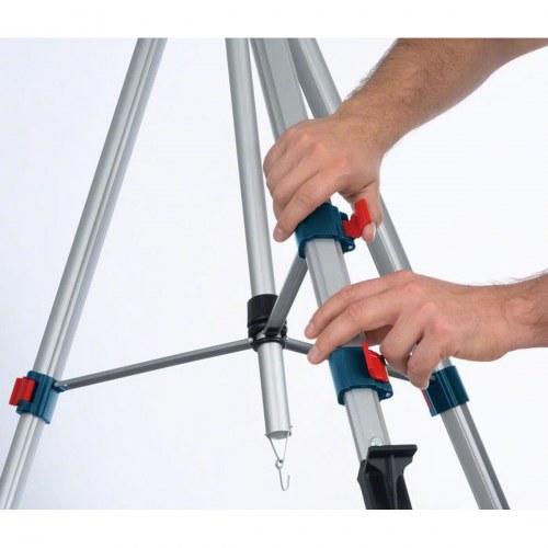 BOSCH bærbar trefod - stativ i aluminium, 97,5-250 cm, 1/4"