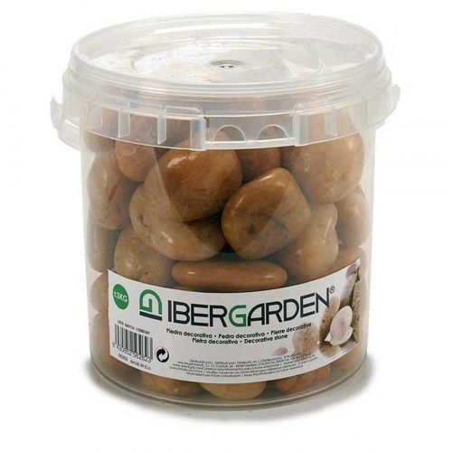 Dekorationssten Ibergarden brun - stor, 3 kg (4 enheder)