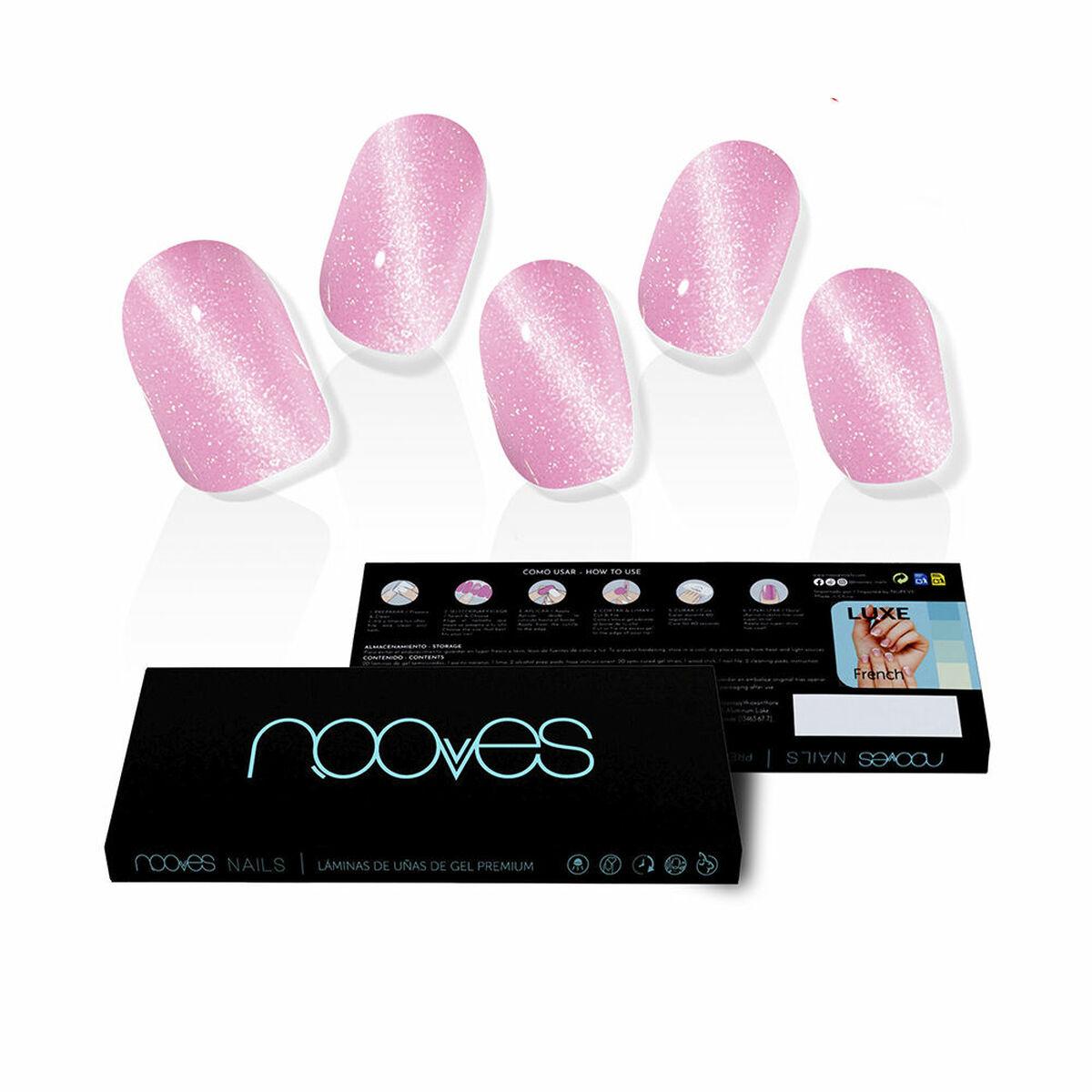 Falske negle - Nooves Afrodita Gel, auto-bindende Cat Eye, 20 stk.