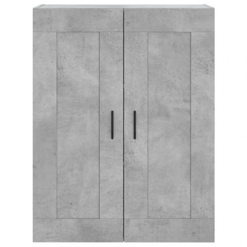 Højskab i konstrueret træ 69,5×34×180 cm - betongrå