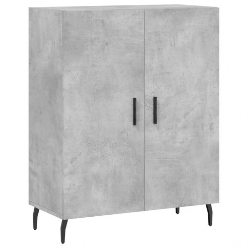 Højskab i konstrueret træ 69,5×34×180 cm - betongrå