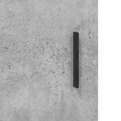 Højskab i konstrueret træ 69,5×34×180 cm - betongrå