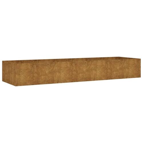 Højbed 280x80x40 cm cortenstål