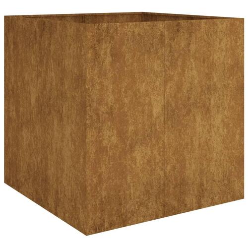 Plantekasse 80x80x80 cm cortenstål