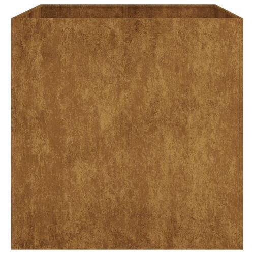 Plantekasse 80x80x80 cm cortenstål