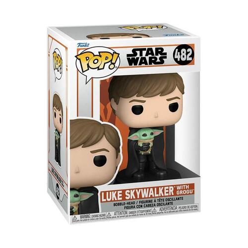 Samlerobjekter Funko Pop! Star Wars: Mandalorian - Luke with Grogu 482