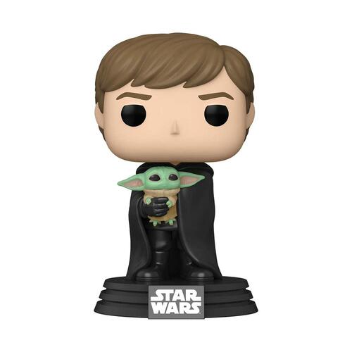 Samlerobjekter Funko Pop! Star Wars: Mandalorian - Luke with Grogu 482