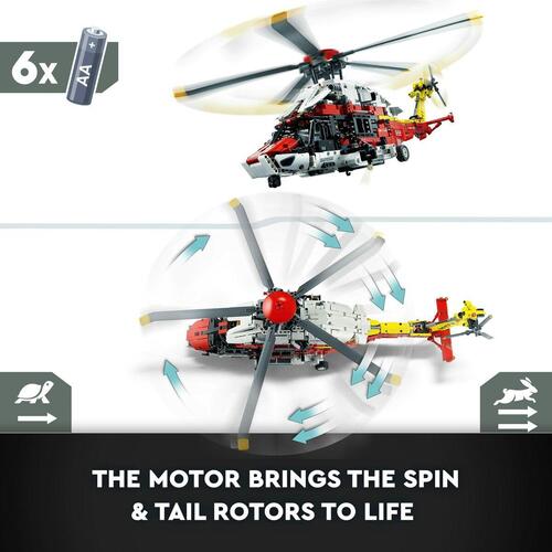 Legetøjssæt med køretøjer Lego Technic 42145 Airbus H175 Rescue Helicopter 2001 Dele