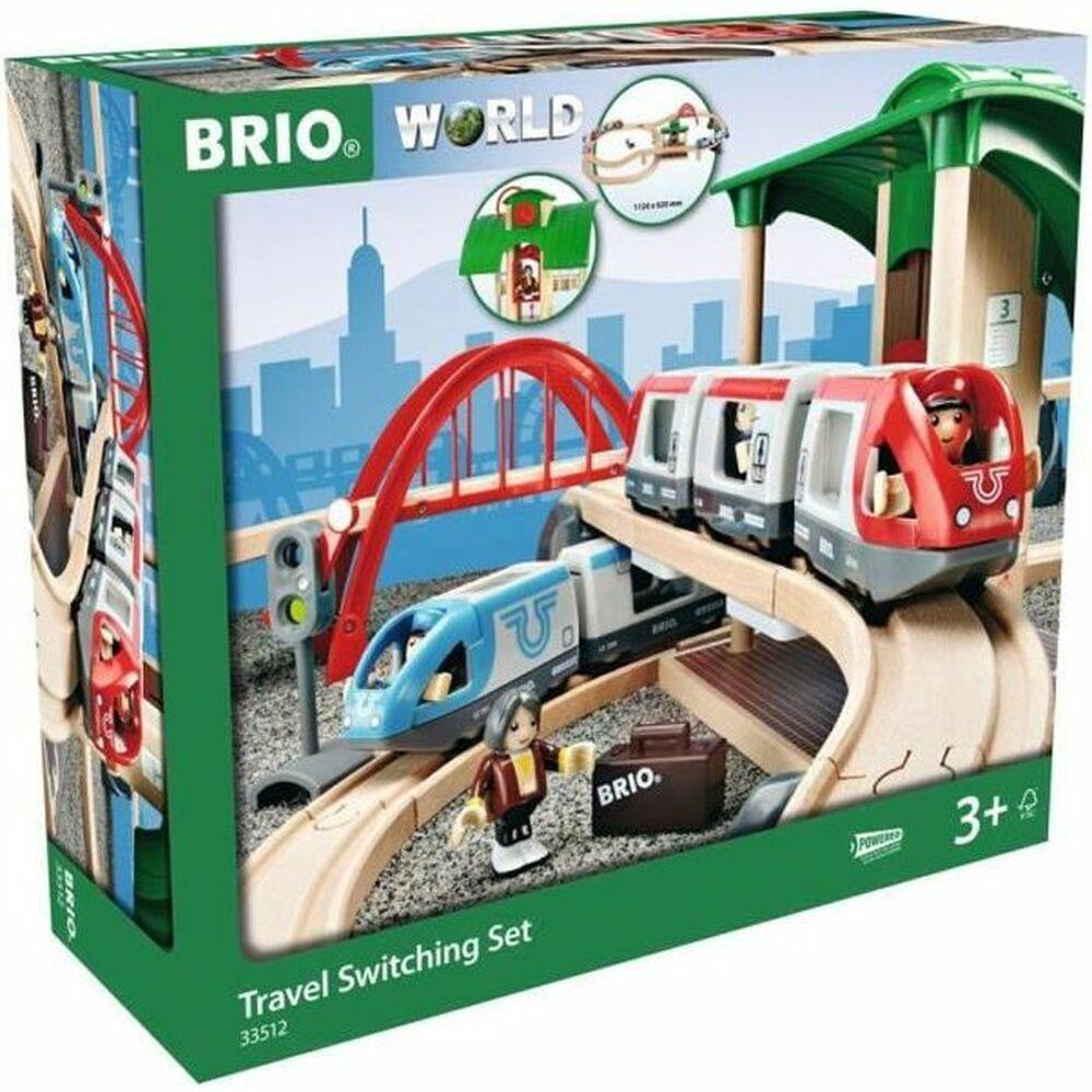Konstruktionsspil Brio Travelers Platform Tour Multifarvet Dele
