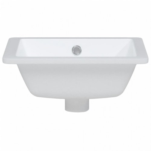 Badeværelsesvask 36x31,5x16,5 cm rektangulær keramisk hvid