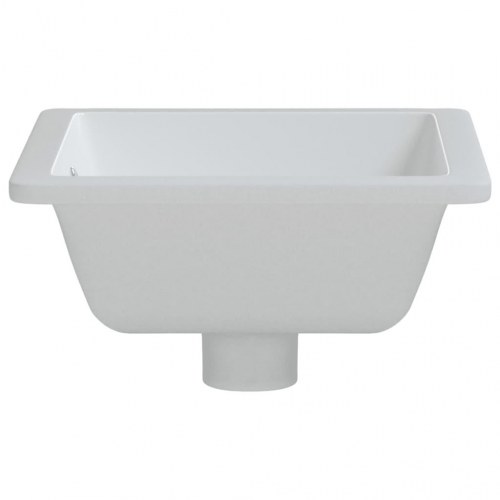 Badeværelsesvask 36x31,5x16,5 cm rektangulær keramisk hvid