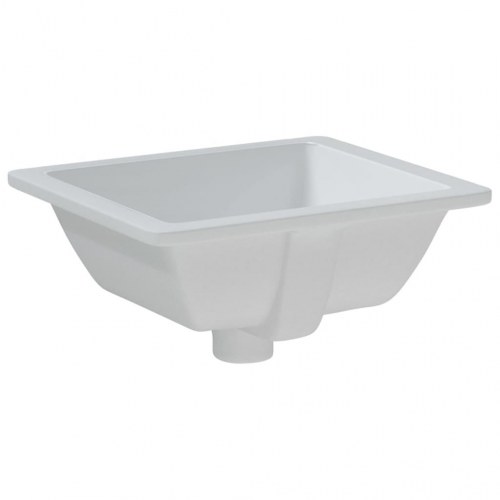 Badeværelsesvask 36x31,5x16,5 cm rektangulær keramisk hvid