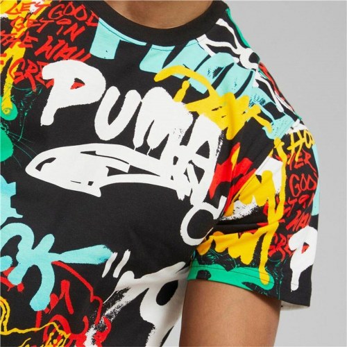 Puma Graffiti kortærmet T-shirt til mænd - Sort, str. M