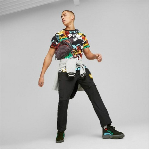 Puma Graffiti kortærmet T-shirt til mænd - Sort, str. M