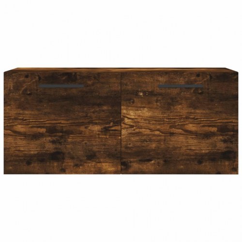Vægskab 80 x 36,5 x 35 cm - røget egetræsfarve