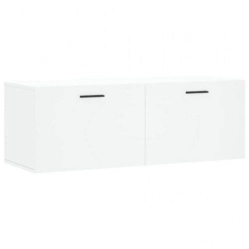 Vægskab 100 × 36,5 × 35 cm i hvidt konstrueret træ