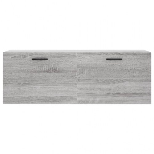 Vægskab 100 x 36,5 x 35 cm - grå sonoma-eg