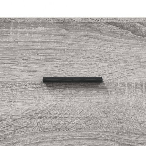 Vægskab 100 x 36,5 x 35 cm - grå sonoma-eg