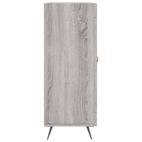 Skænk 69,5×34×90 cm i konstrueret træ - grå sonoma-eg