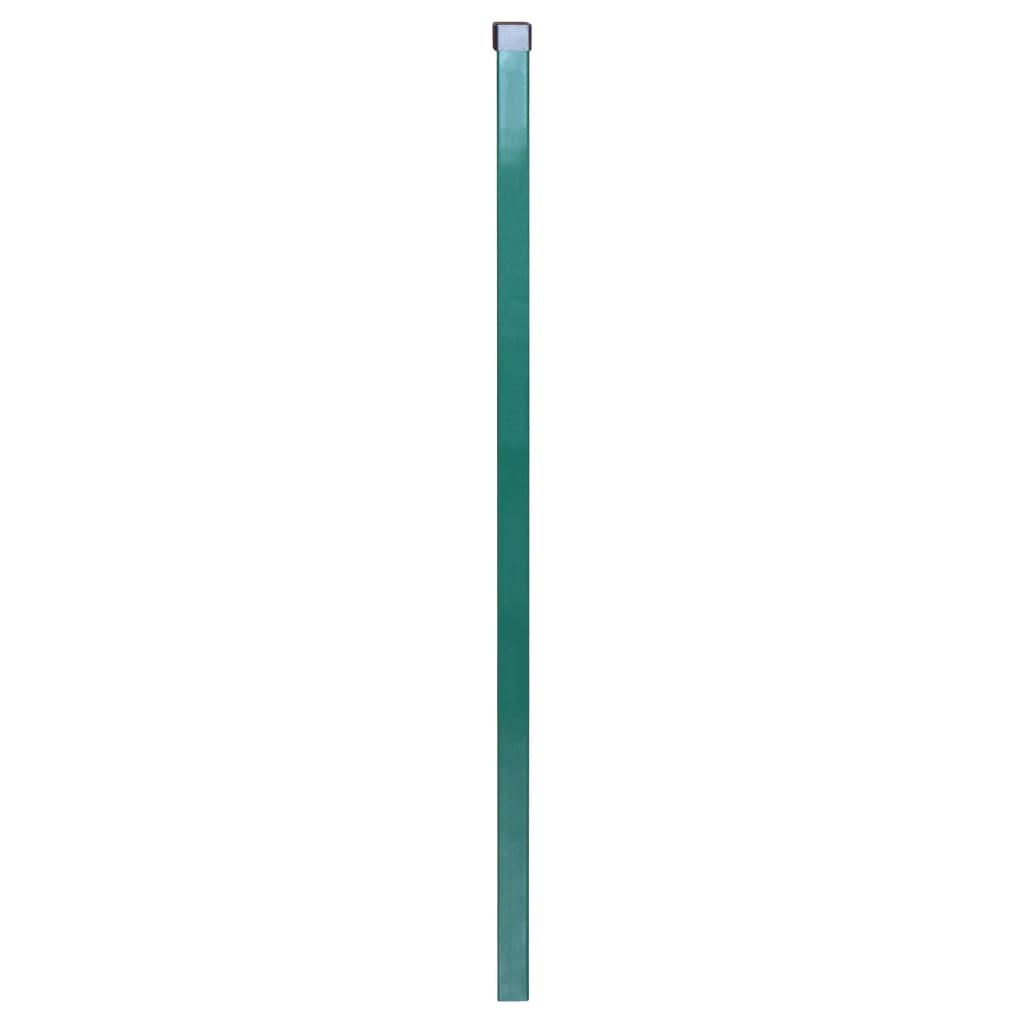 Hegnspæle 10 stk. 170 cm galvaniseret stål grøn