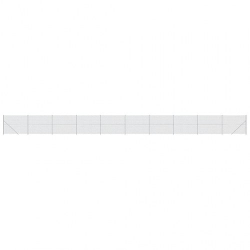 Trådhegn med flange 1,6x25 m sølvfarvet