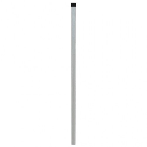 Hegnspæle 10 stk. 150 cm galvaniseret stål sølvfarvet