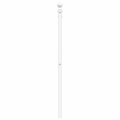 Sengegavl i metal 75 cm - hvid