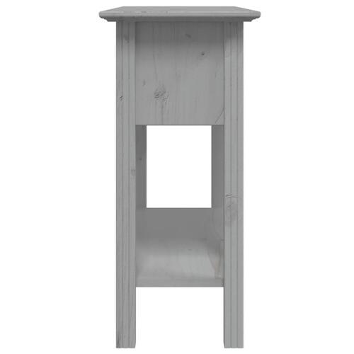 Konsolbord BODO 91x35x74 cm massivt fyrretræ grå