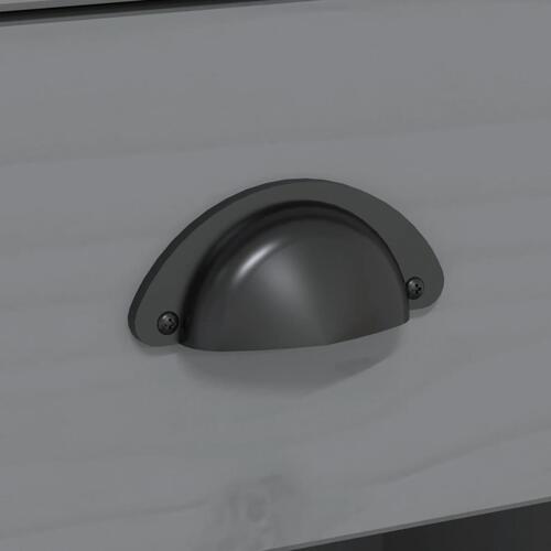 Konsolbord BODO 91x35x74 cm massivt fyrretræ grå
