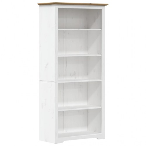 Bogreol BODO 5 hylder 82x40x173 cm massivt fyrretræ brun
