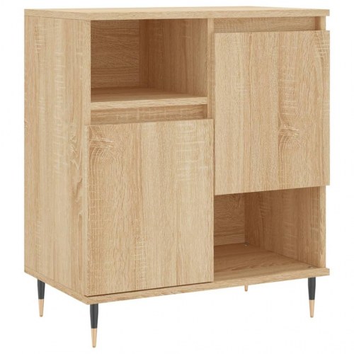 Skænk 60×35×70 cm i konstrueret træ - sonoma-eg