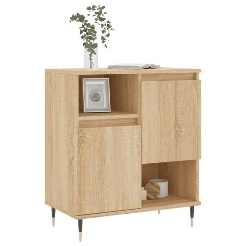 Skænk 60×35×70 cm i konstrueret træ - sonoma-eg