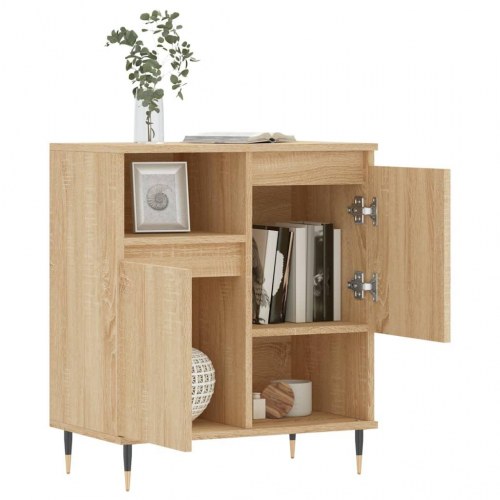 Skænk 60×35×70 cm i konstrueret træ - sonoma-eg