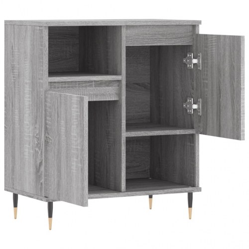 Skænk 60×35×70 cm i konstrueret træ - grå sonoma-eg