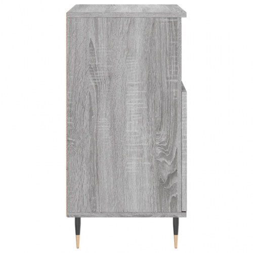 Skænk 60×35×70 cm i konstrueret træ - grå sonoma-eg