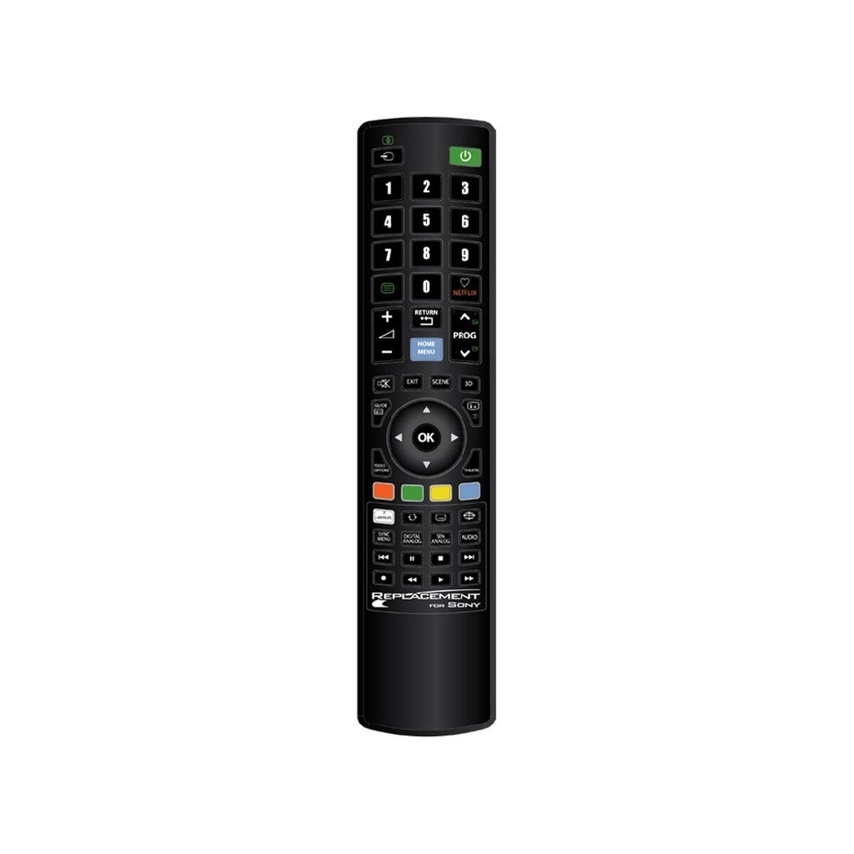 Fjernbetjening til TV - model 1717, sort