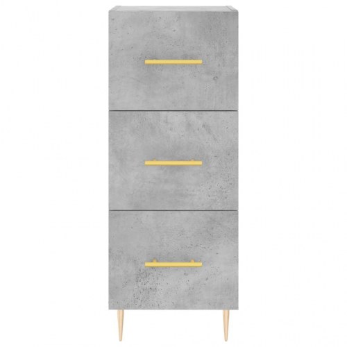 Skænk 34,5x34x90 cm konstrueret træ betongrå