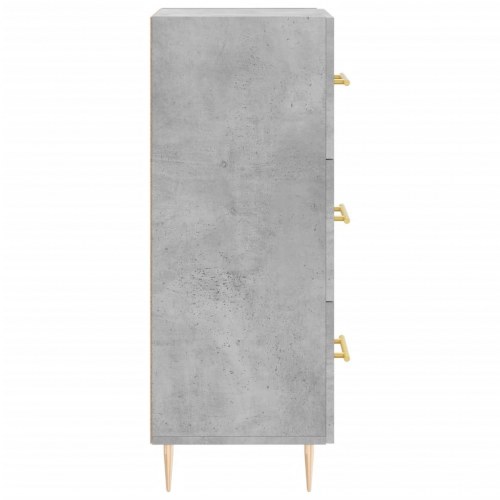 Skænk 34,5x34x90 cm konstrueret træ betongrå