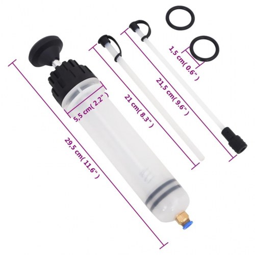 Bremseudlufter 0,2 l - hvid/sort