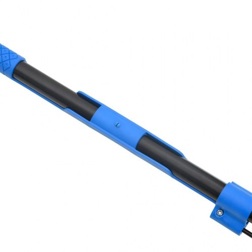 Nøddeopsamler i stål 127 cm - blå