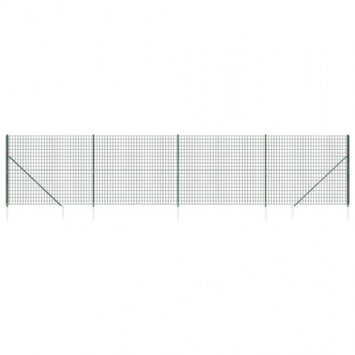 Trådhegn med jordspyd 1,8x10 m grøn