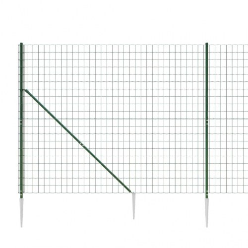 Trådhegn med jordspyd 2,2x25 m grøn