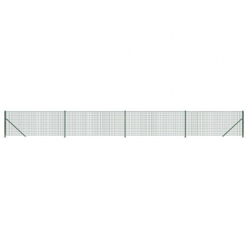 Trådhegn med flange 0,8x10 m grøn